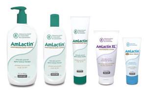 Линейка кремов и лосьонов для кожи AmLactin с молочной кислотой в качестве одного из ингридиентов